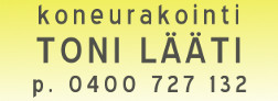 Koneurakointi Toni Lääti logo